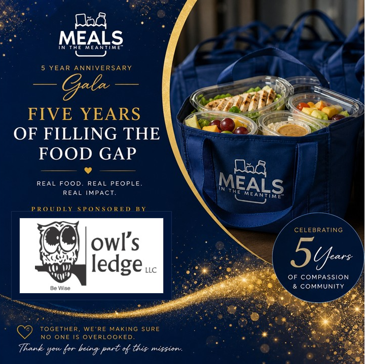 Owl's Ledge LLC — Proud Sponsor of the Meals in the Meantime 5-Year Anniversary Gala